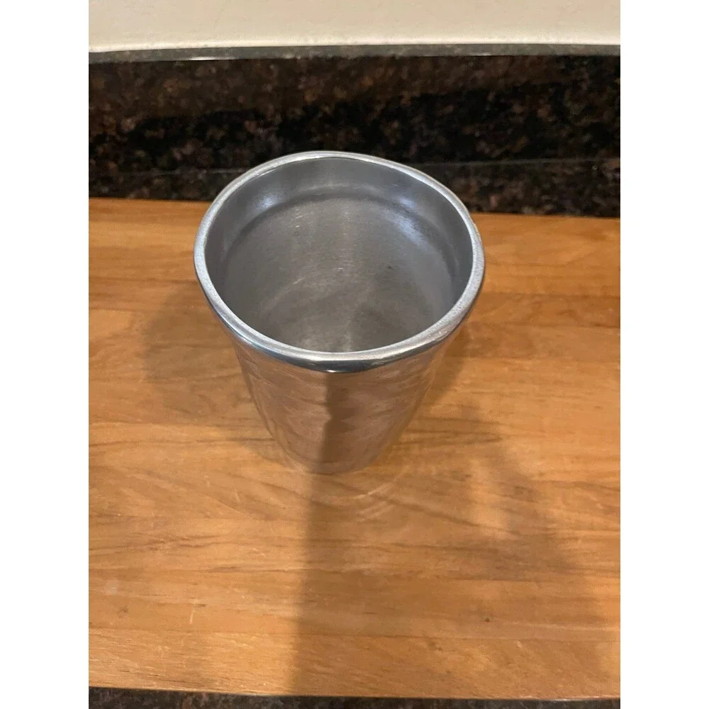 Pottery Barn Rippled Aluminum Vase
